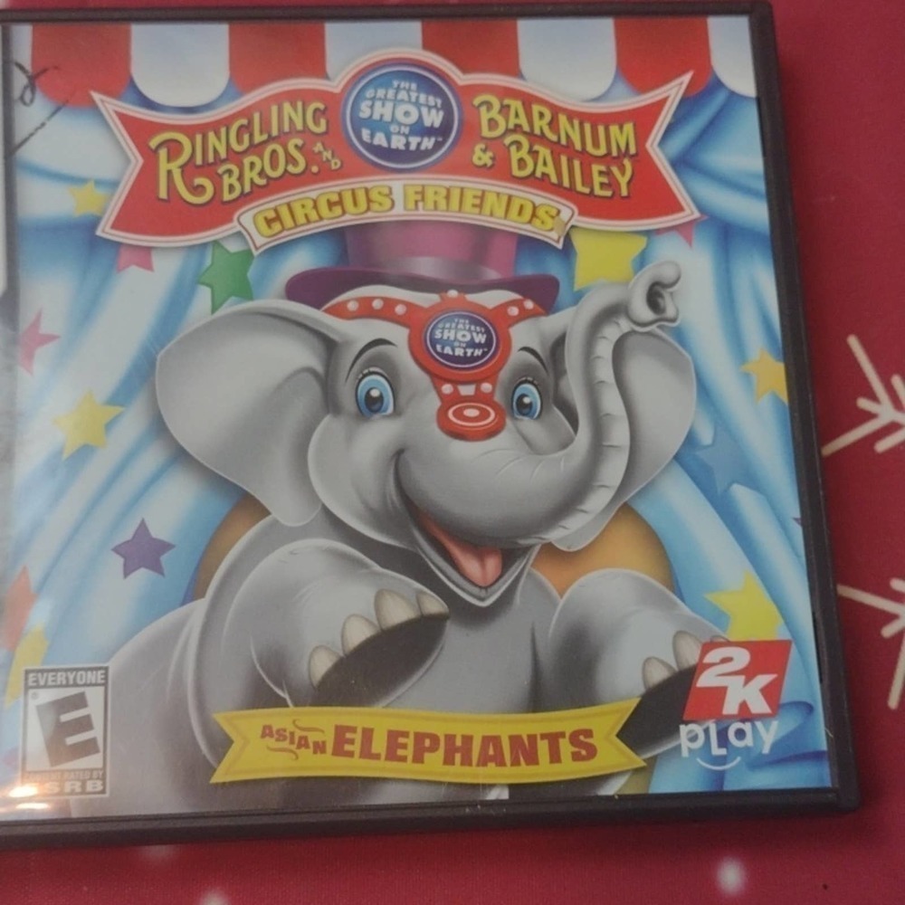 NINTENDO DS Ringling bros and Barnum and Bailey game